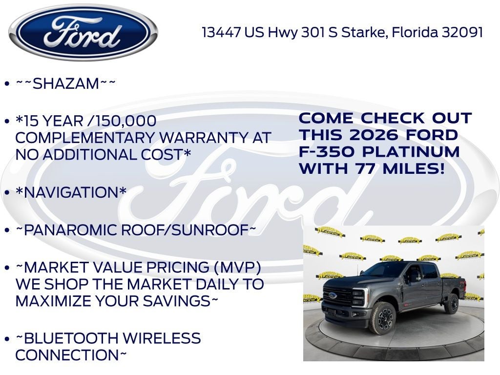 2026 Ford F-350SD Platinum 713A