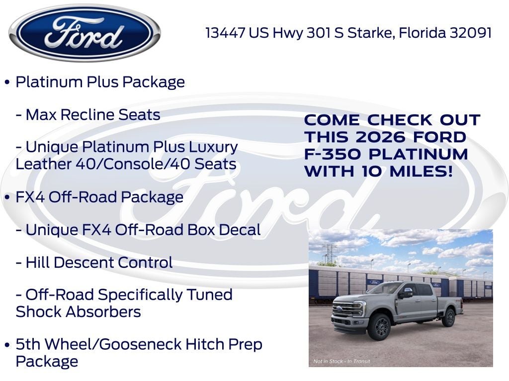 2026 Ford F-350SD Platinum 713A