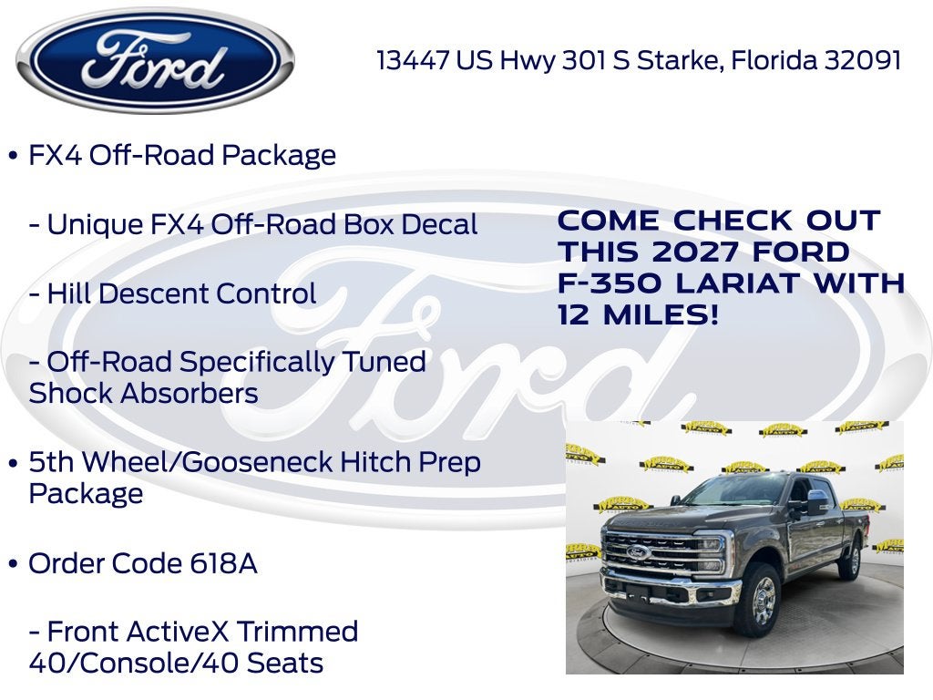 2027 Ford F-350SD Lariat 618A