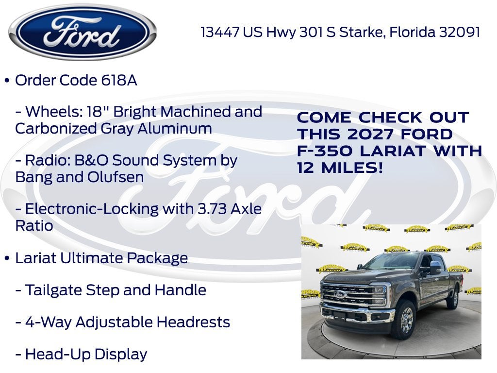 2027 Ford F-350SD Lariat 618A