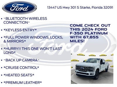 2024 Ford F-350SD Platinum