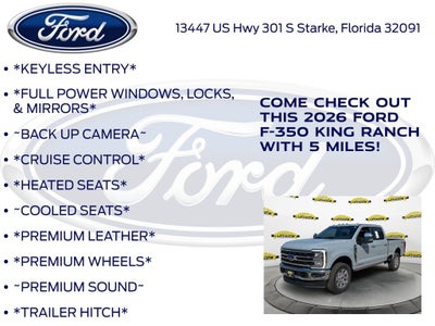 2026 Ford F-350SD King Ranch 710A