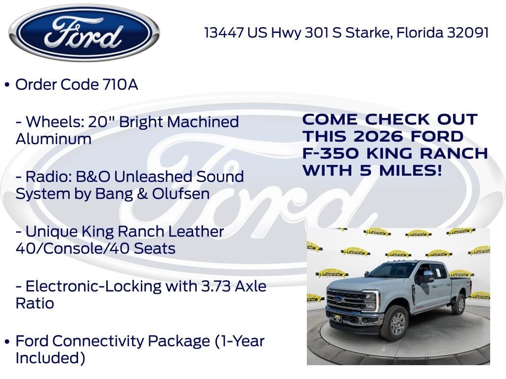2026 Ford F-350SD King Ranch 710A