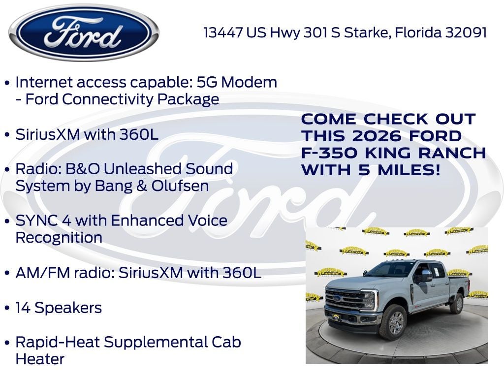 2026 Ford F-350SD King Ranch 710A