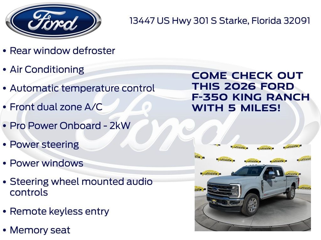 2026 Ford F-350SD King Ranch 710A