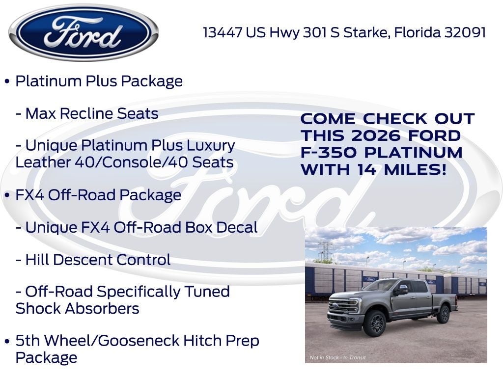 2026 Ford F-350SD Platinum 713A