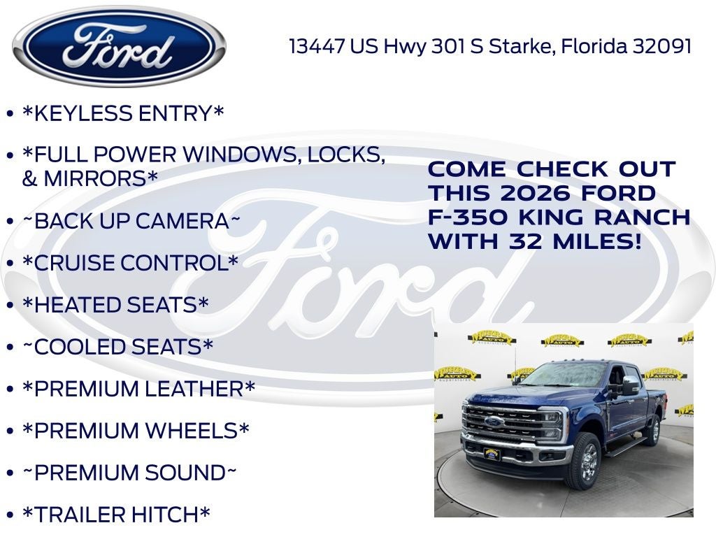 2026 Ford F-350SD King Ranch 710A