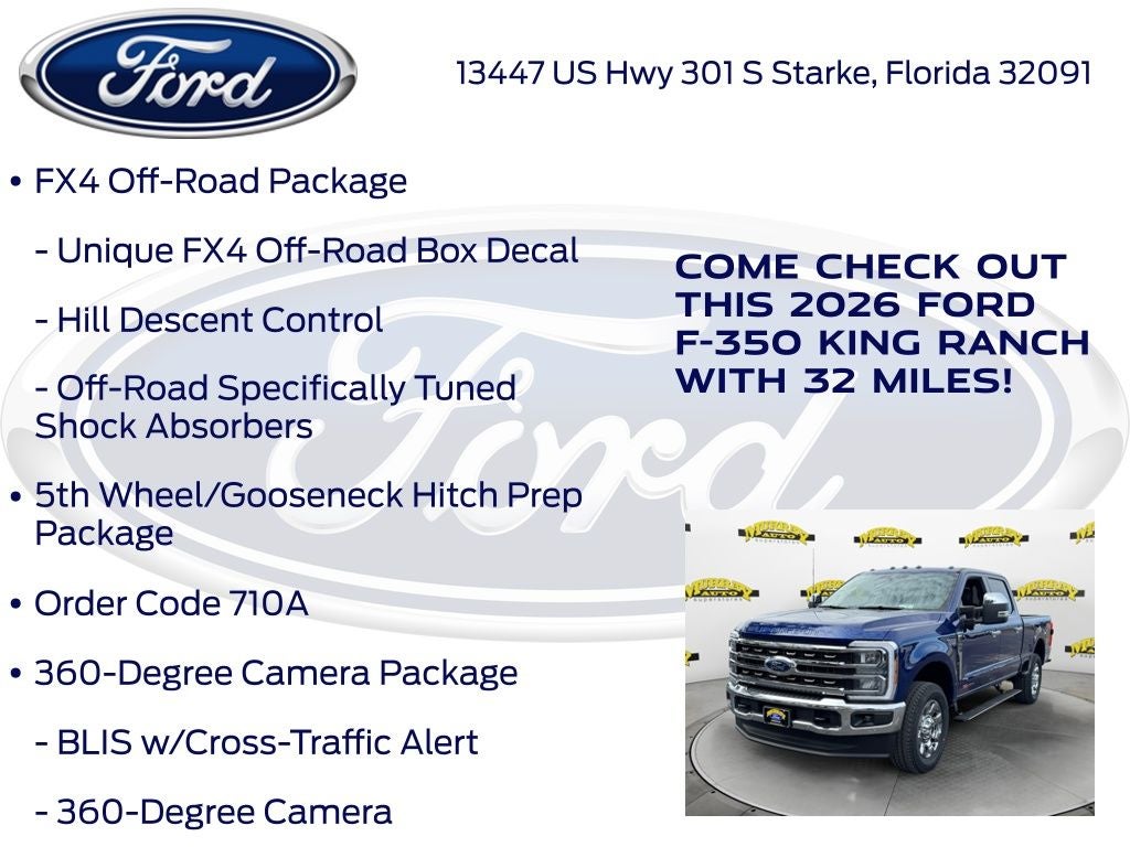 2026 Ford F-350SD King Ranch 710A