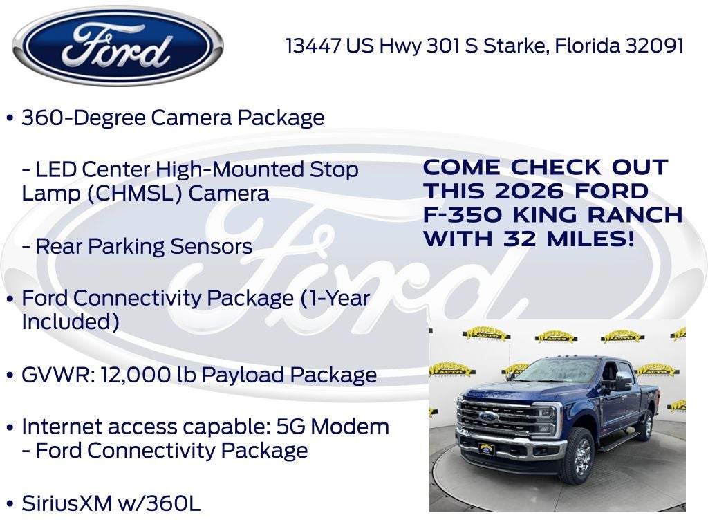 2026 Ford F-350SD King Ranch 710A