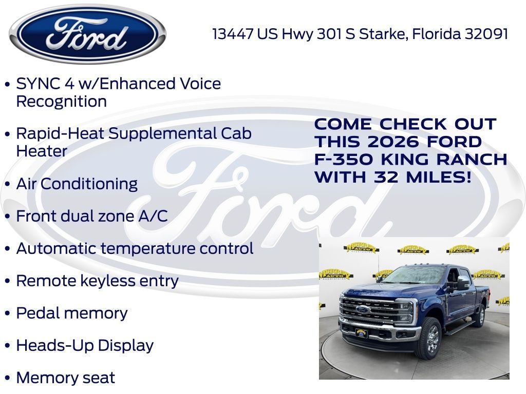 2026 Ford F-350SD King Ranch 710A