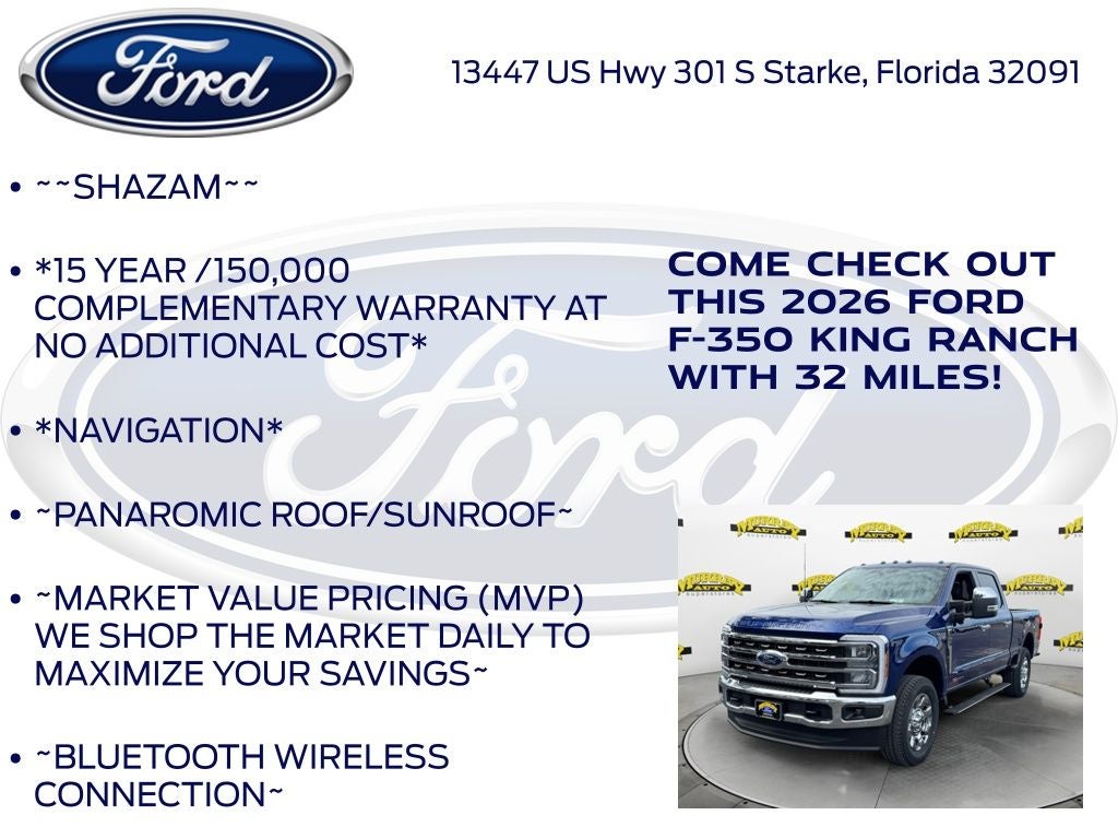 2026 Ford F-350SD King Ranch 710A