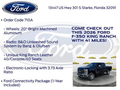 2026 Ford F-350SD King Ranch 710A