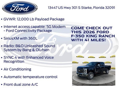 2026 Ford F-350SD King Ranch 710A