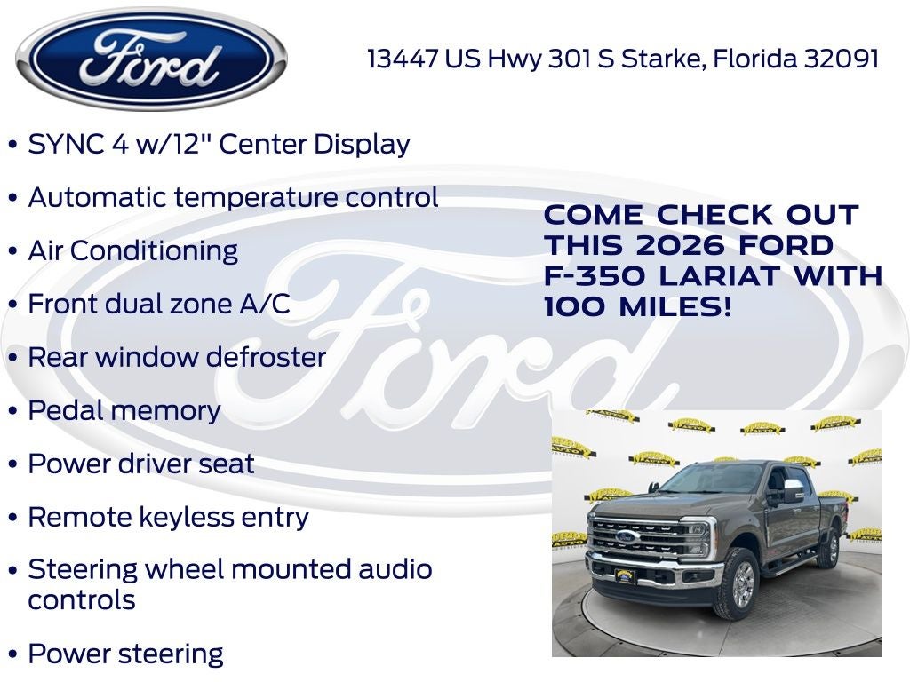 2026 Ford F-350SD Lariat 618A