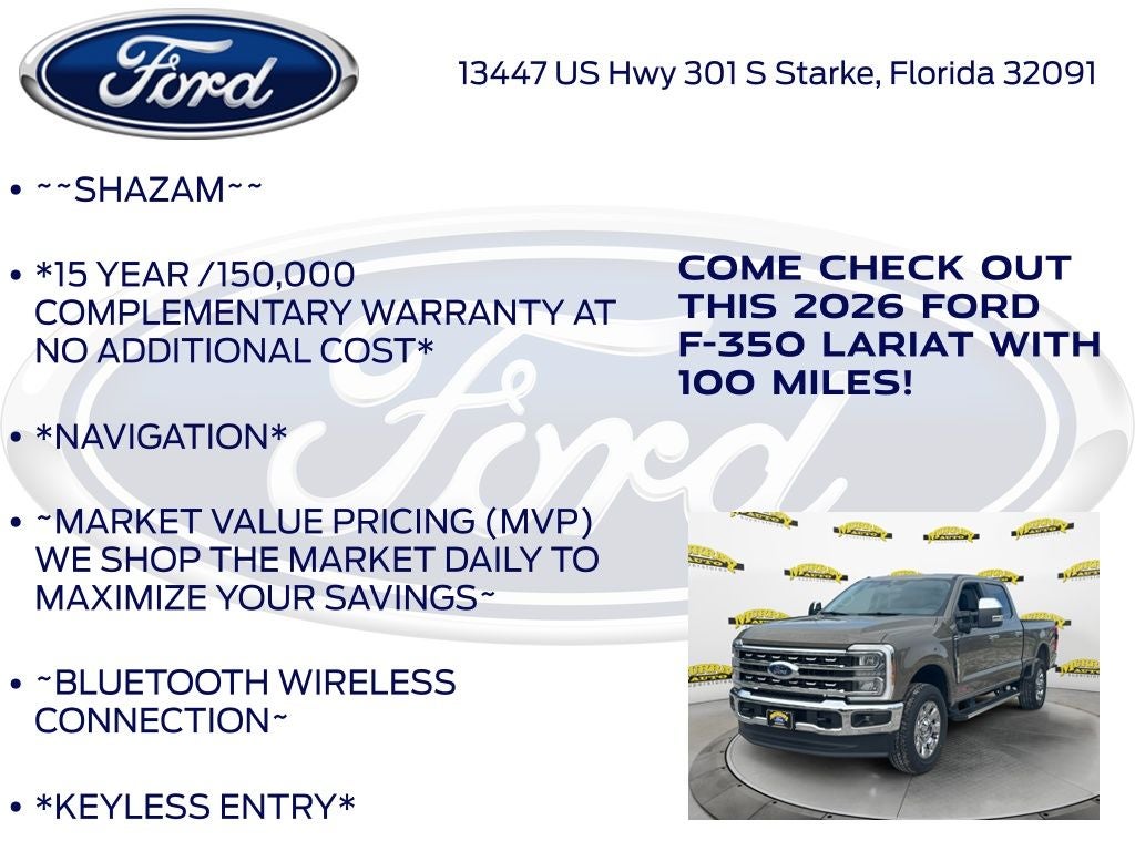 2026 Ford F-350SD Lariat 618A