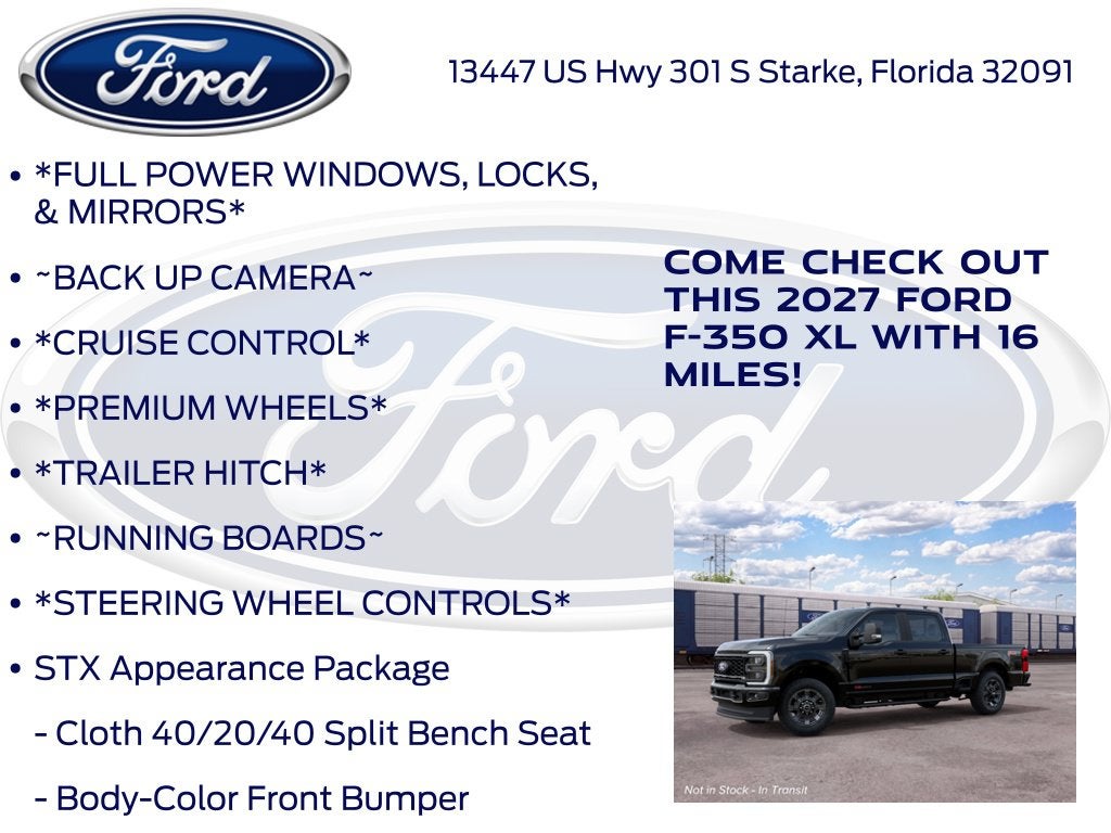 2027 Ford F-350SD XL 610A