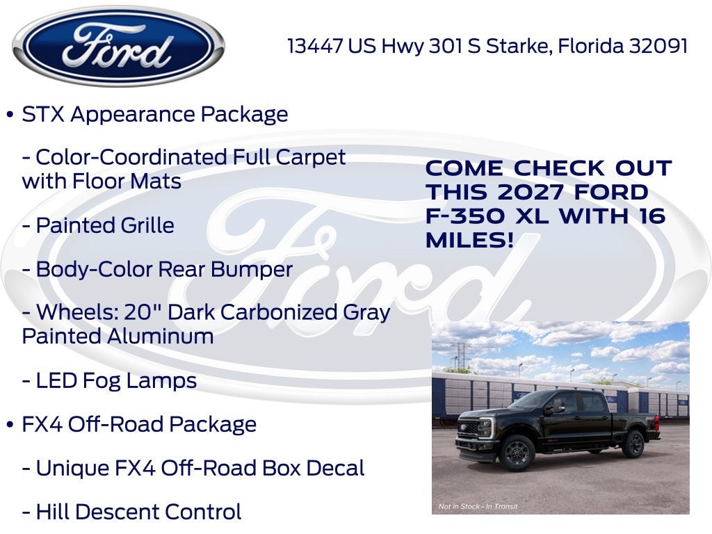 2027 Ford F-350SD XL 610A