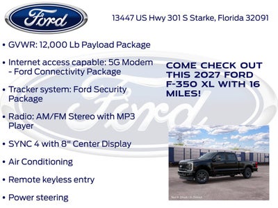 2027 Ford F-350SD XL 610A