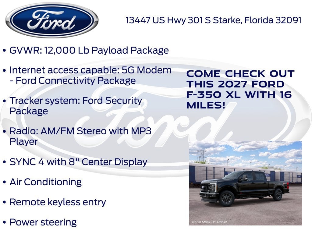 2027 Ford F-350SD XL 610A