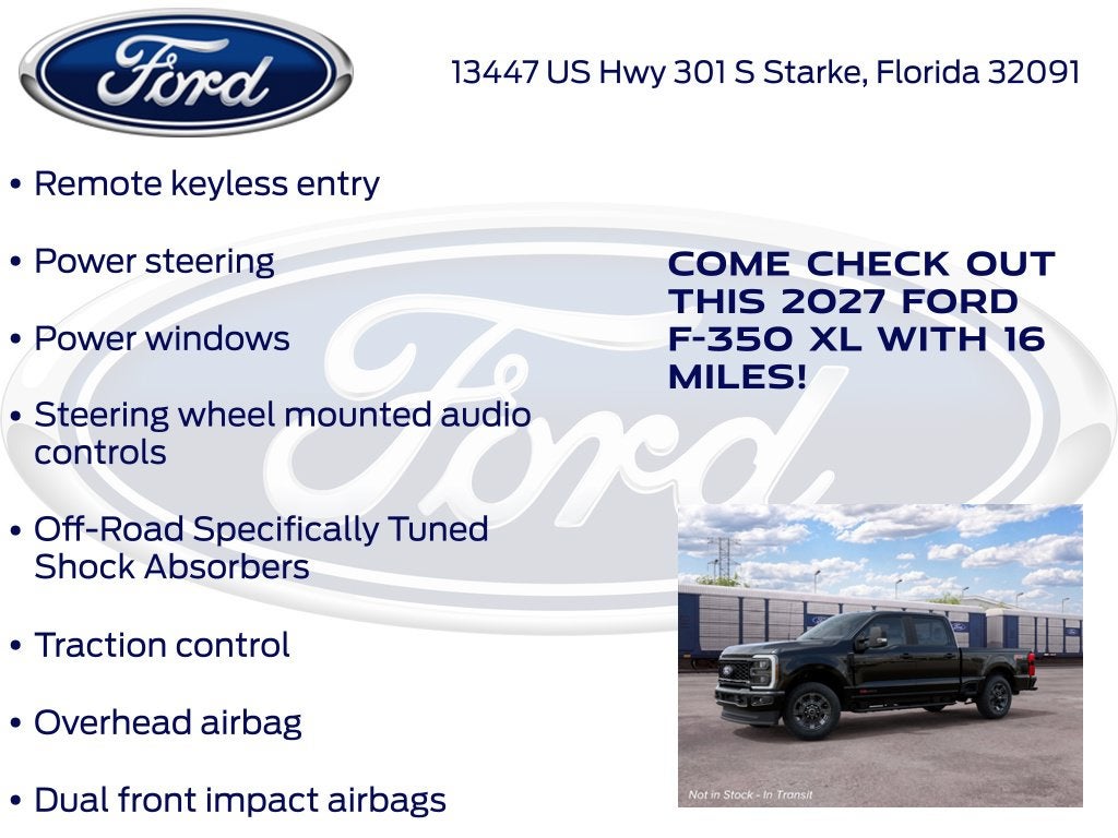 2027 Ford F-350SD XL 610A