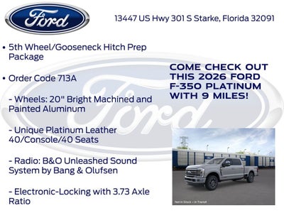 2026 Ford F-350SD Platinum 713A