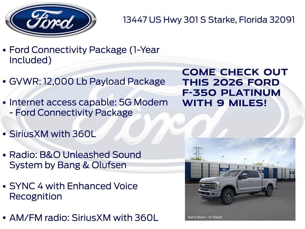 2026 Ford F-350SD Platinum 713A