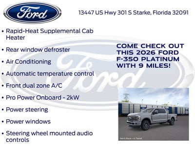 2026 Ford F-350SD Platinum 713A