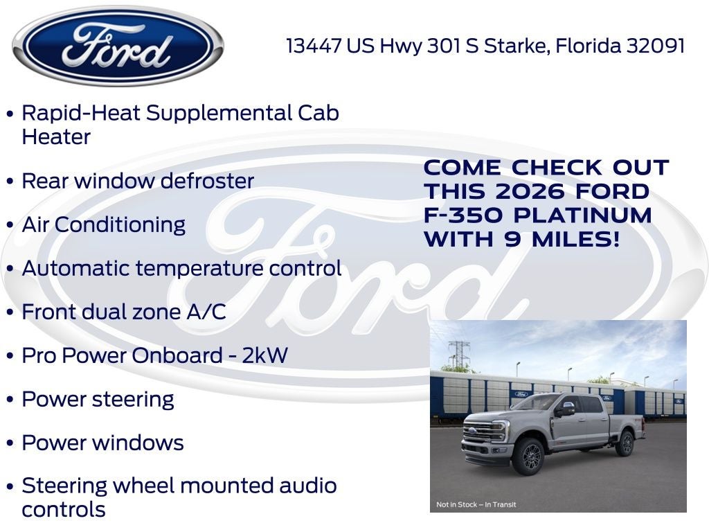 2026 Ford F-350SD Platinum 713A