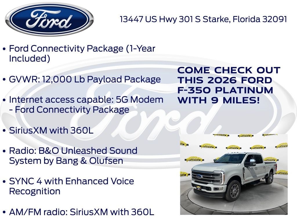 2026 Ford F-350SD Platinum 713A