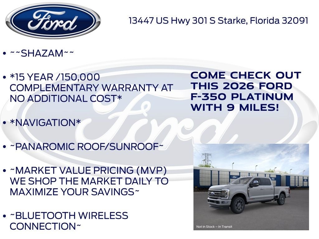 2026 Ford F-350SD Platinum 713A