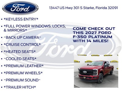 2027 Ford F-350SD Platinum 713A
