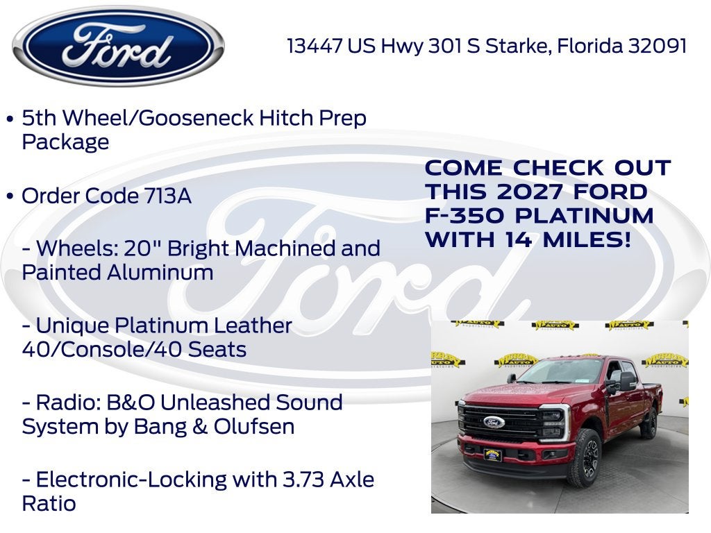 2027 Ford F-350SD Platinum 713A