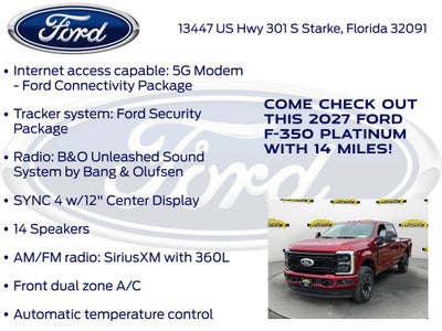 2027 Ford F-350SD Platinum 713A