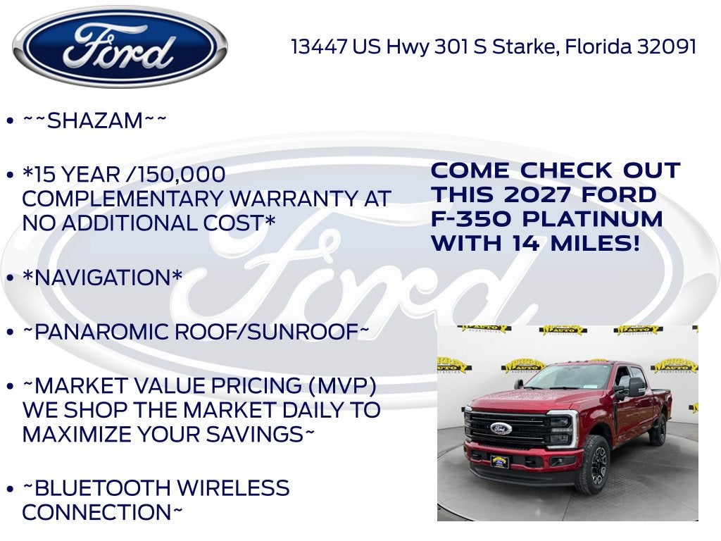 2027 Ford F-350SD Platinum 713A