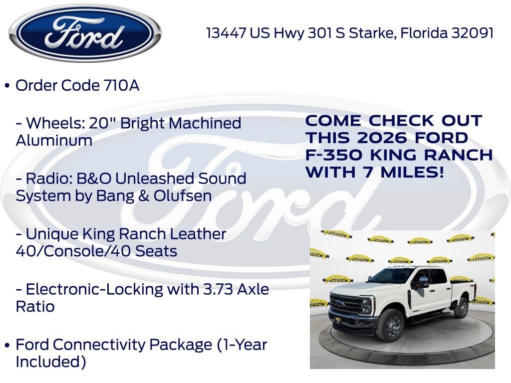 2026 Ford F-350SD King Ranch 710A