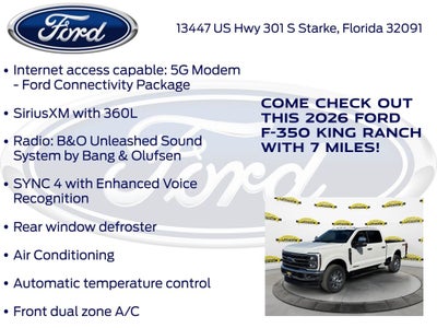 2026 Ford F-350SD King Ranch 710A