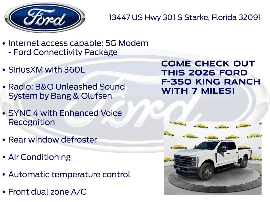 2026 Ford F-350SD King Ranch 710A