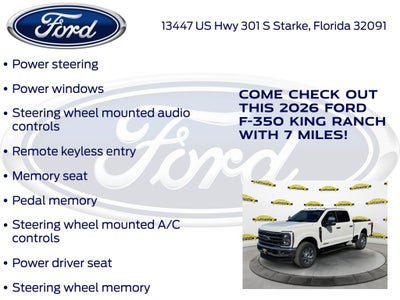 2026 Ford F-350SD King Ranch 710A