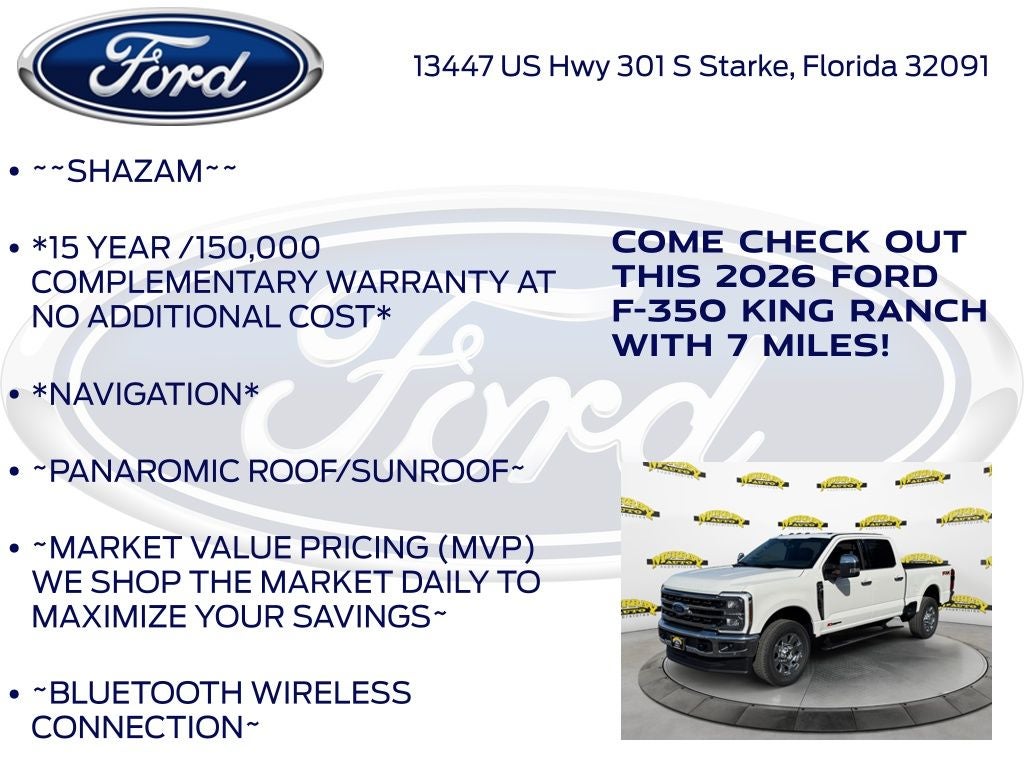 2026 Ford F-350SD King Ranch 710A