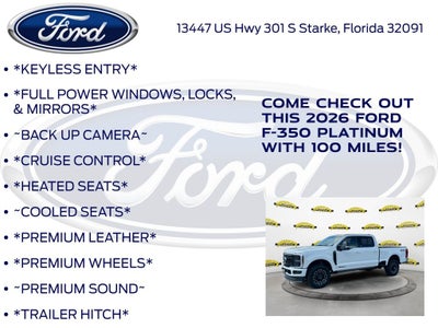 2026 Ford F-350SD Platinum 713A