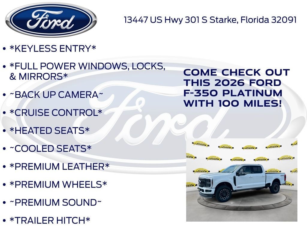 2026 Ford F-350SD Platinum 713A