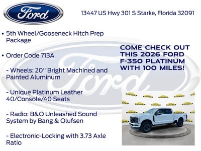 2026 Ford F-350SD Platinum 713A