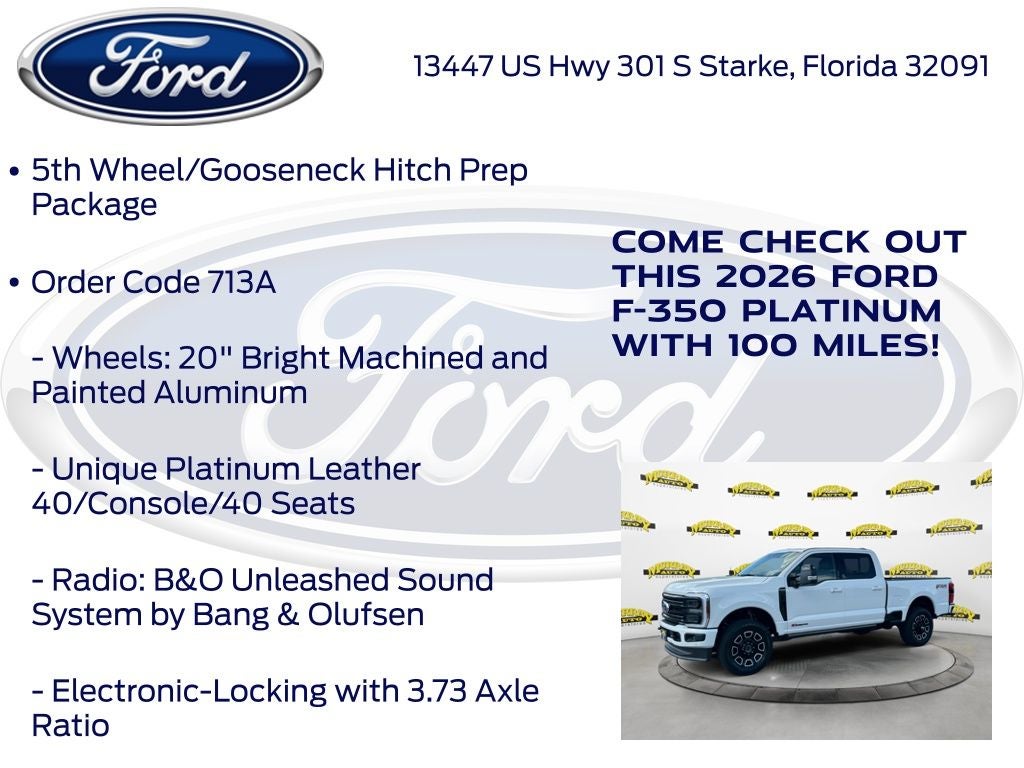 2026 Ford F-350SD Platinum 713A
