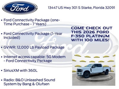 2026 Ford F-350SD Platinum 713A