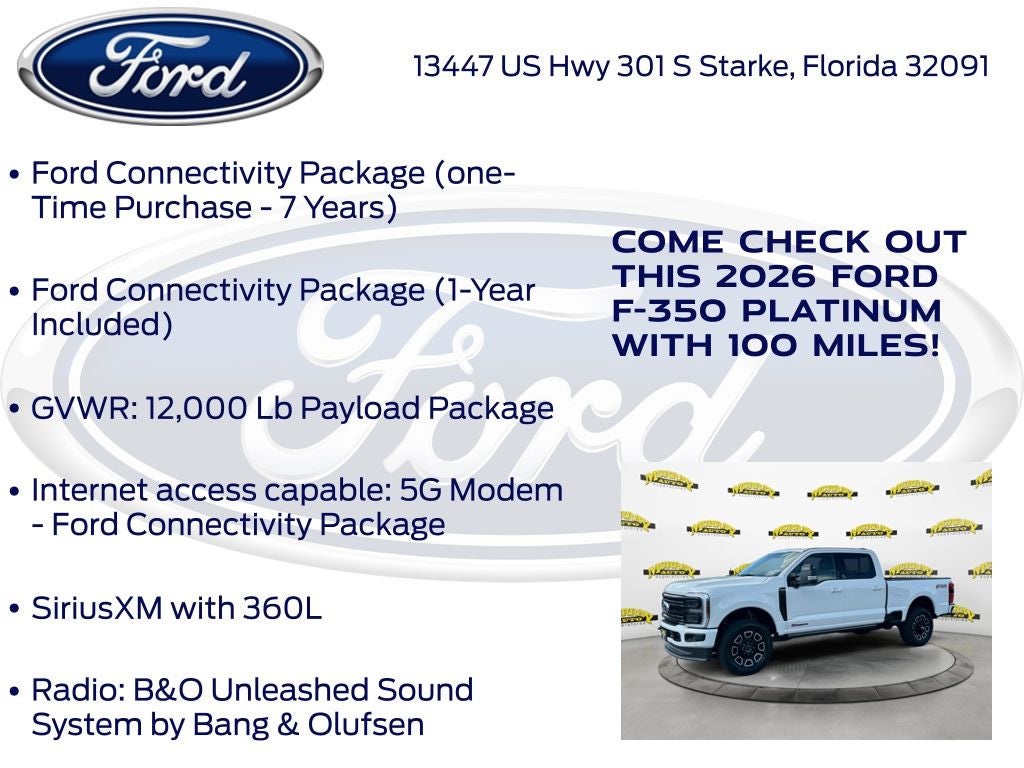 2026 Ford F-350SD Platinum 713A