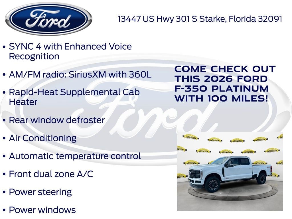 2026 Ford F-350SD Platinum 713A