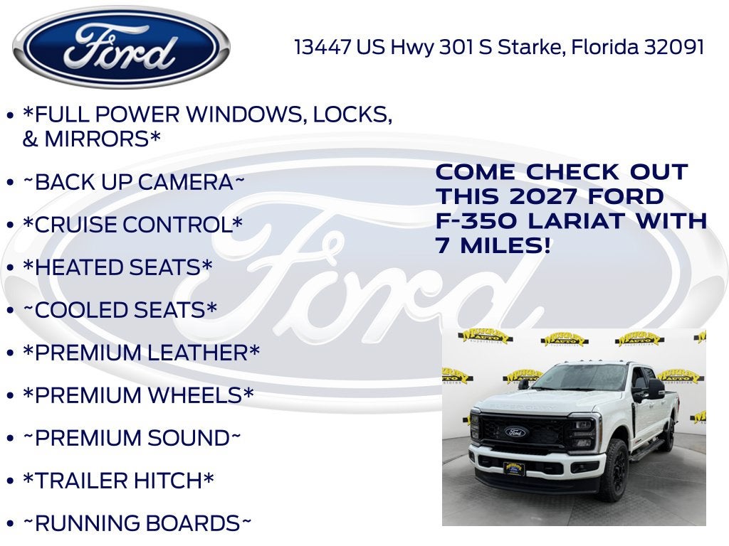 2027 Ford F-350SD Lariat 618A