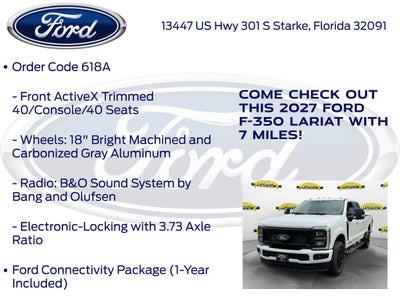 2027 Ford F-350SD Lariat 618A