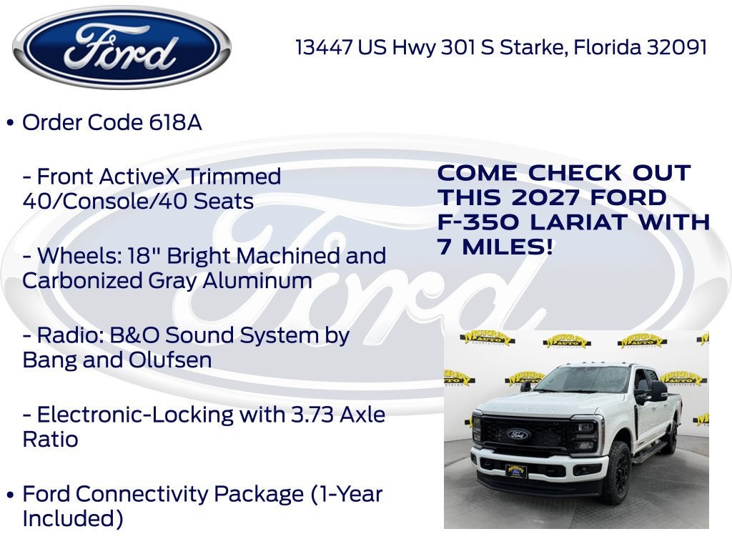 2027 Ford F-350SD Lariat 618A