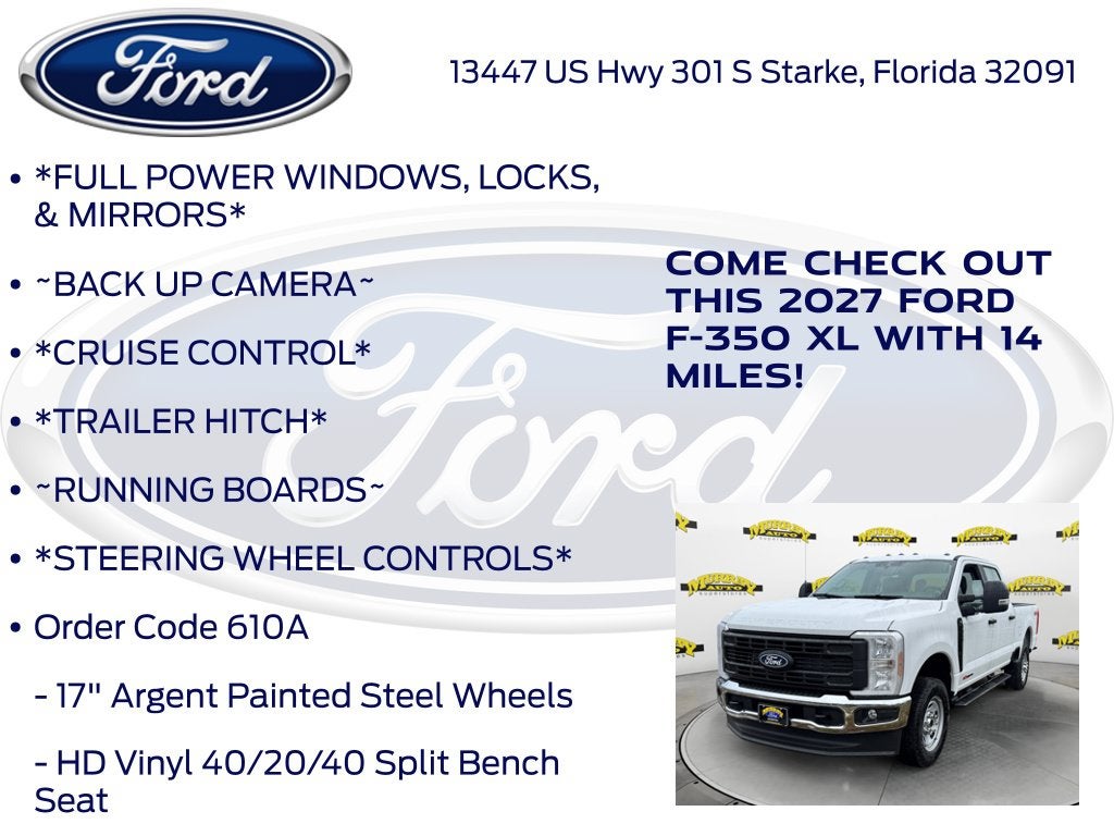 2027 Ford F-350SD XL 610A